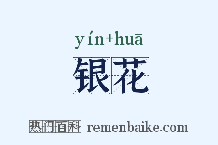银花是什么意思的图片